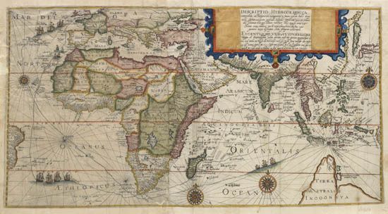 DE BRY, THEODOR. Descriptio Hydrographica accommodata ad Battavorum navigatione in Javam insulam Indiae Orientalis.